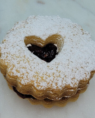 Linzer Shortbread Cookies