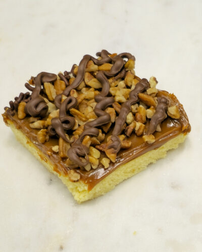 Pecan Caramel Chocolate Shortbread Cookies