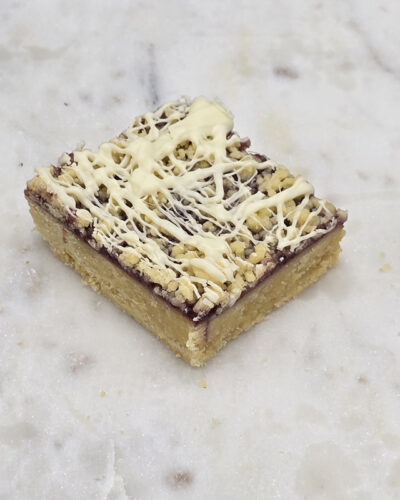 Raspberry White Chocolate Shortbread Cookies
